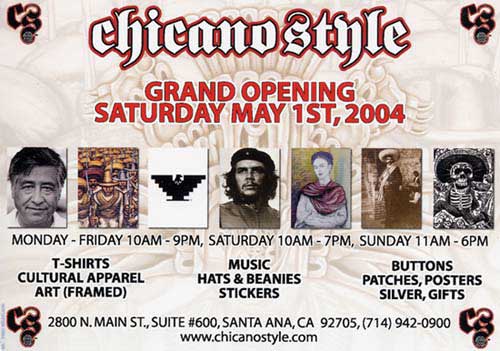 Chicano Style Grand Opening Sat May 1st 2004